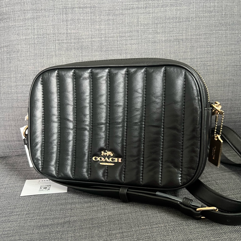 Nwt Coach Puffy Soft Leather Quilted Crossbody Bag Clutch Purse
